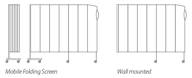 MK-N03 Mobile Medical Privacy Screens MK-N03 Mobile Medical Privacy Screens