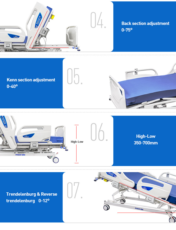 YA-D5-11 Electric hospital bed 5 functions with CPR Function YA-D5-11 Electric hospital bed 5 functions with CPR Function