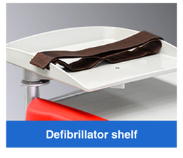 MK-P01 Red Color Medical Crash Cart on Wheels MK-P01 Red Color Medical Crash Cart on Wheels